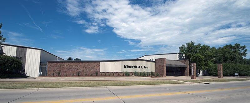 The Brownell building in Montezuma, IA. Now home to Crow Shooting Supply.