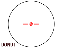 MPO's "donut" reticle