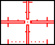 Center detail of NOMR Reticle