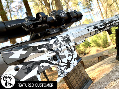 Michael's Custom "Winter Camo" AR-15