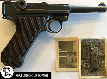 Robert's Captured WWII P08 Luger Pistol