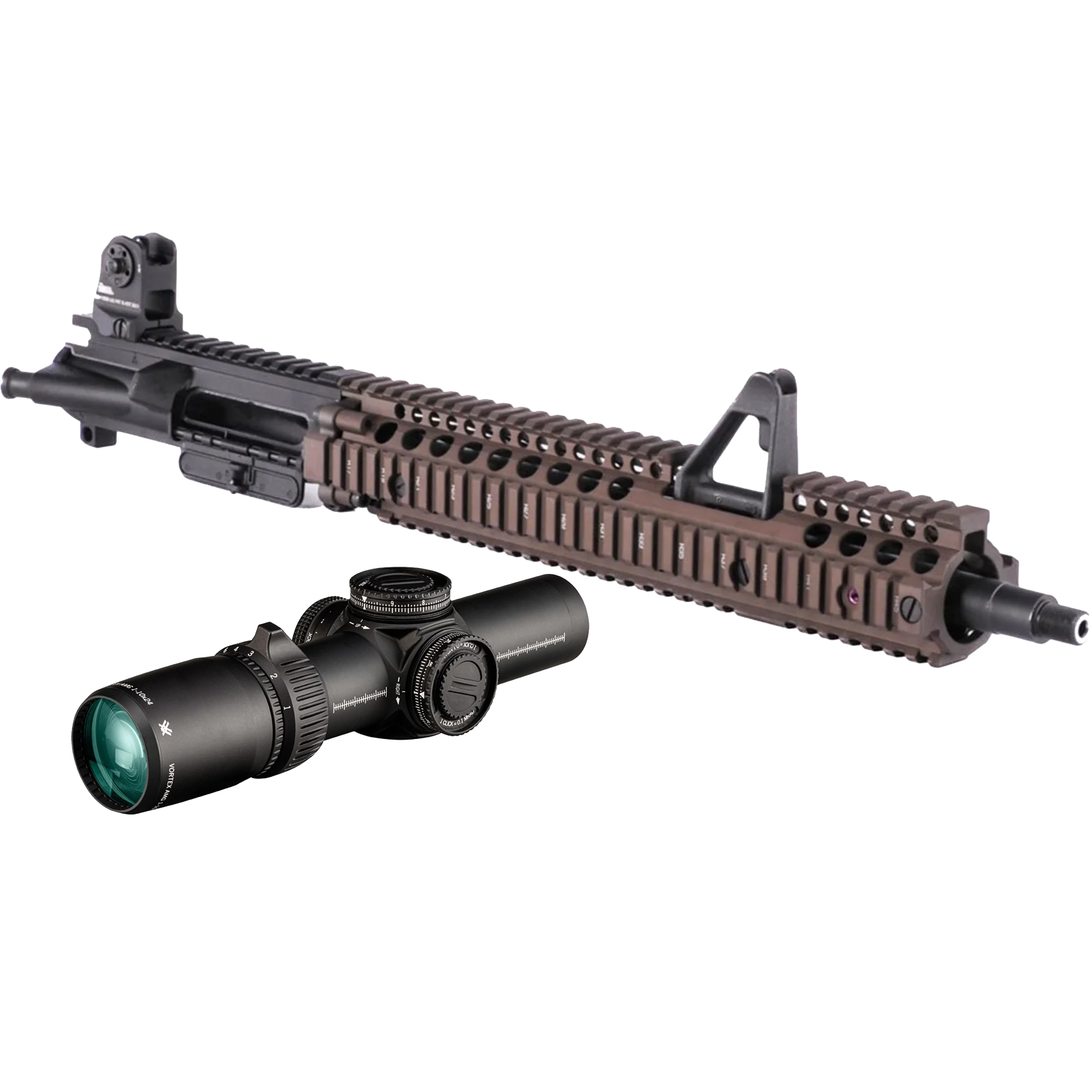 DANIEL DEFENSE M4A1 UPPER & VORTEX AMG 1-10 SCOPE COMBO