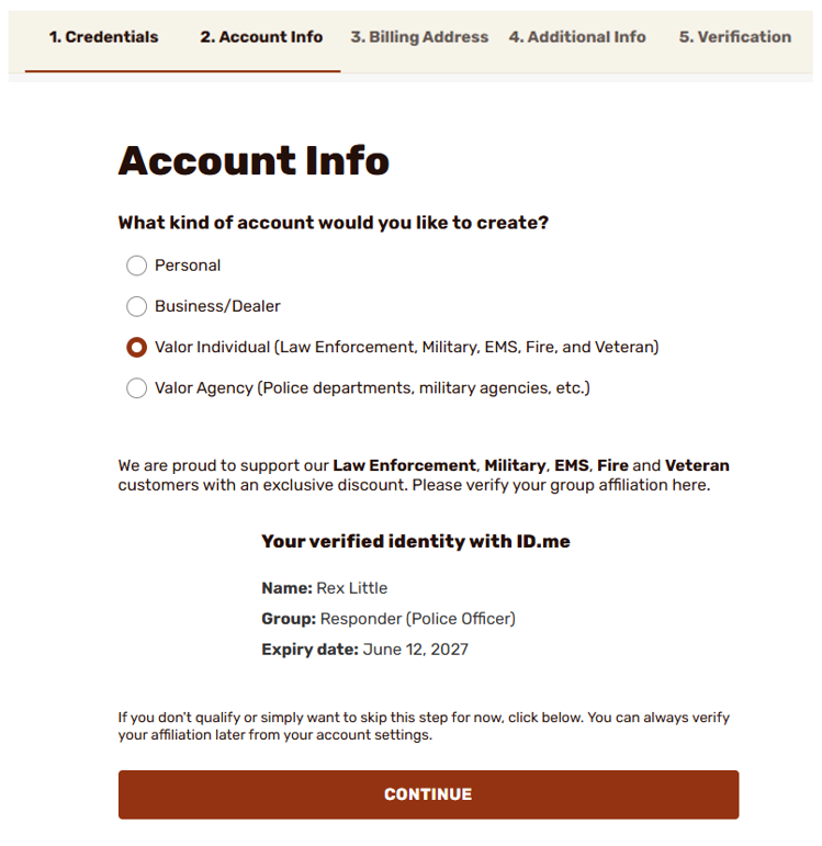 Verified Valor Individual