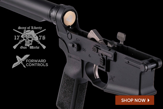 Sons of Liberty Gun Works & Forward Control Designs Collaboration Complete Ambidextrous Lower Receiver