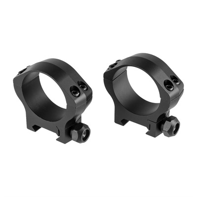 Warne Mfg. Company 35mm Mountain Tech Rings 35mm High Matte Black Rings in USA Specification