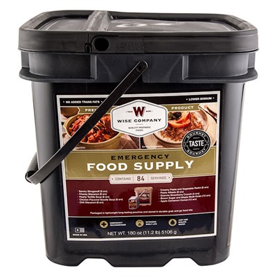WISE FOODS 84 SERVING BREAKFAST AND ENTREE GRAB AND GO FOOD KIT | Brownells