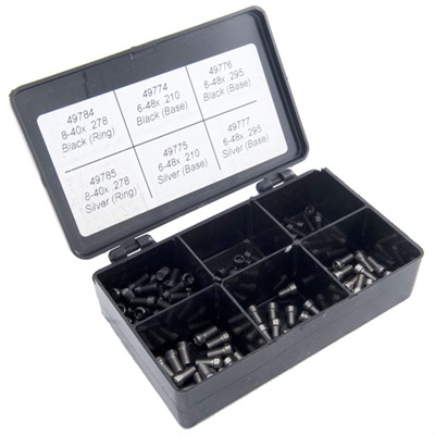 Leupold TORX Screws for RINGS set of 4 LR1 BLACK 8-40 x .278" 