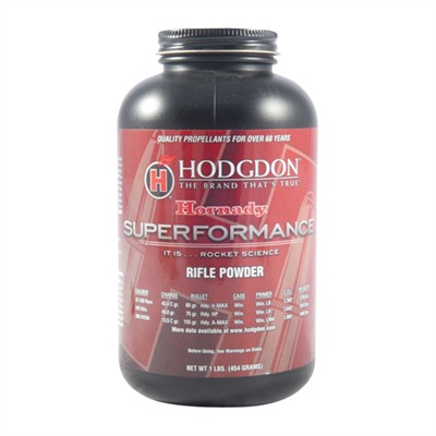 HODGDON POWDER CO., INC. HODGDON SUPERFORMANCE SMOKELESS POWDER | Brownells