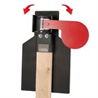 HANDGUN PADDLE TARGET WITH TORSO FRONT PLATE