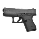 Glock 43 Subcompact 9mm Luger (2)6-Round Mag Black
