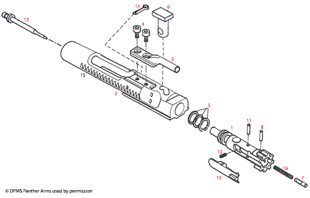 Bolt & Carrier Assembly (All Models) | Top Rated Supplier ... flashlight schematic diagram 