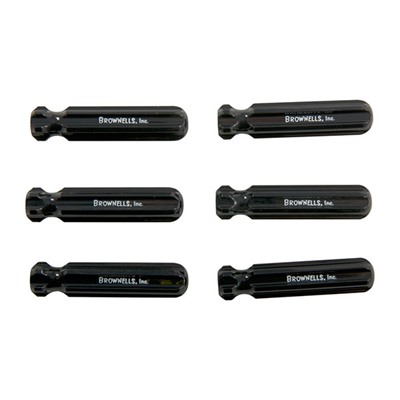 Brownells Molded Plastic Tool Handles - 6, Black L1 Model