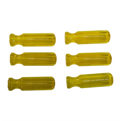 Brownells Molded Plastic Tool Handles - 6, Yellow L5 Model
