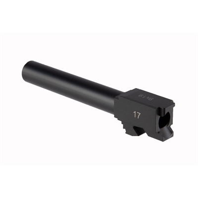 Brownells Match Grade Barrels For Glock 17 - G17 Barrel Gen 1-4 9mm Black Nitride