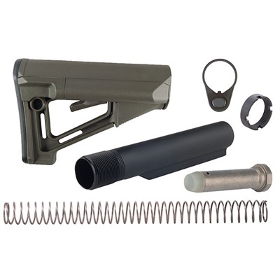 Brownells Ar-15 Str Stock Assy Collapsible Mil-Spec - Ar-15 Str Stock Assy Collapsible Mil-Spec Odg