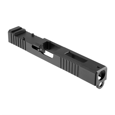 Brownells Rmr Cut Slide For Glock 17 Gen 3 - Rmr Slide +window Gen3 Glock 17 Stainless Nitride
