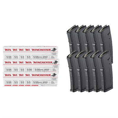 Brownells 5.56 Nato 55gr Fmj 300rds W/ 10 Pmag Gen2 30rd Pmags