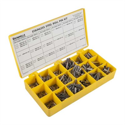 Brownells Stainless Steel Roll Pin Kit - Ss Roll Pin Kit