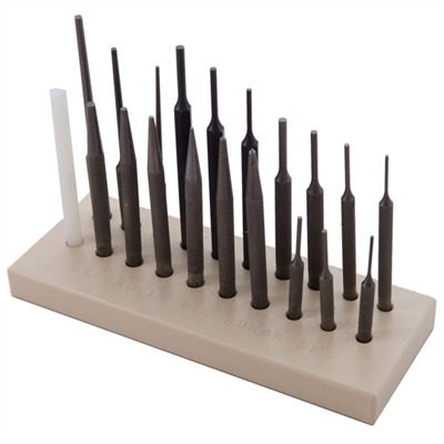 Brownells Deluxe Punch Bench Set - Pin Punch Set