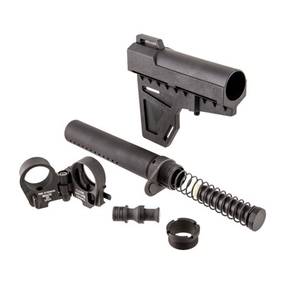 Brownells Kak Shockwave Pistol Brace & Law Tactical Folding Stock Adapter - Shockwave Black With Law Tactical Folding Stock Adapter