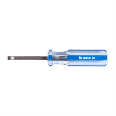 Brownells Fixed Blade Gunsmith's Screwdrivers - *screwdriver #10: .240 Shank, .040 Blade Thickness