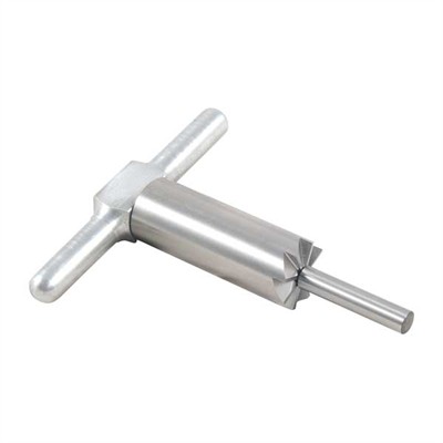 Brownells 90° Muzzle Facing Cutter & Steel Pilot - 90° Cutter & Steel Pilot Fits 6.5mm/.264 Muzzle
