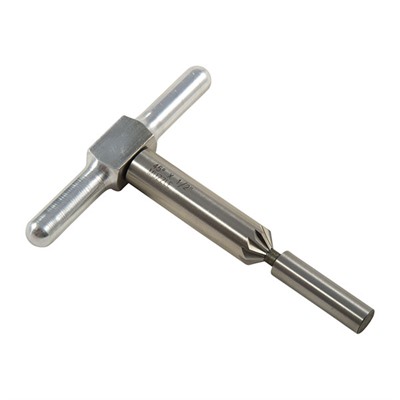 Brownells 45° Muzzle/Cylinder Chamfering Cutter & Steel Pilot - 45° Cutter & Steel Pilot Fits .38/.357 Muzzle