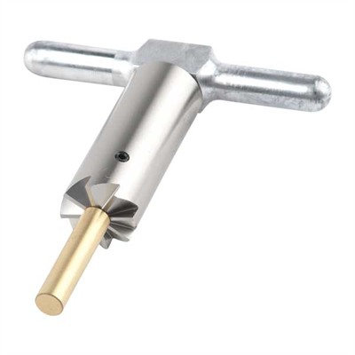 Brownells 90° Muzzle Facing Cutter & Brass Pilot - 90° Cutter & Brass Pilot Fits 7mm Muzzle