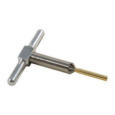 Brownells 45° Muzzle/Cylinder Chamfering Cutter & Brass Pilot - 45° Cutter & Brass Pilot Fits .22 Rf Muzzle (.213