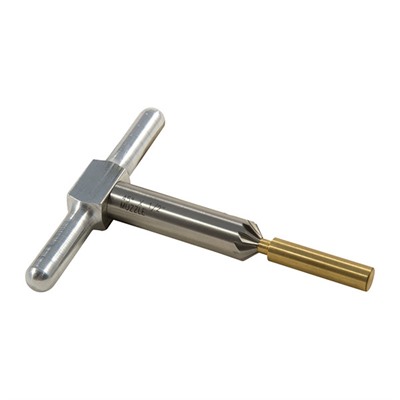 Brownells 45° Muzzle/Cylinder Chamfering Cutter & Brass Pilot - 45° Cutter & Brass Pilot Fits .32-20 Muzzle