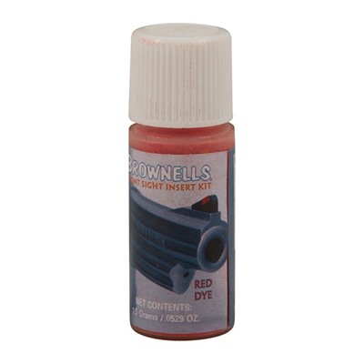 Brownells Front Sight Pigment - Red Pigment, .05 Oz.
