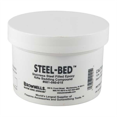 Brownells Steel Bed Kit - 8 Oz. Hardener