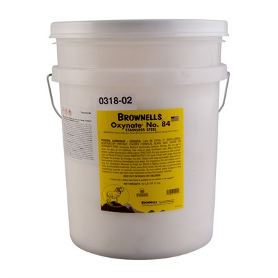 Brownells Oxynate No. 84 - Hot Chemical Bluing Compound - 40 Lb. Pail