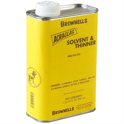 Brownells Acraglas Solvent & Thinner - Acraglas Solvent