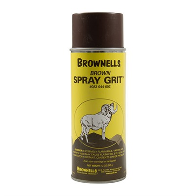 Brownells Spray Grit - Spray Grit Brown 12oz