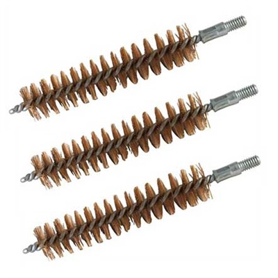 Brownells Bronze Rifle/Pistol Chamber Brushes - Magnums .264,.300,.338, .300,.375, H&H, Wthby, Per 3