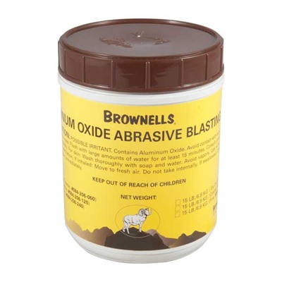 Brownells Aluminum Oxide Abrasive Blasting Grit - 6 Lbs. (2.7kg) Fine 240 Grit
