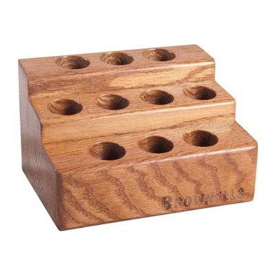 Brownells Oak Screwdriver Bench Blocks - Add-On Oak Screwdriver Bench Block