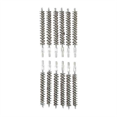 Brownells Standard Line Stainless Steel Bore Brushes - 1 Dozen S/S .30 Rifle