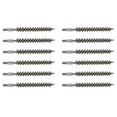 Brownells Standard Line Stainless Steel Bore Brushes 1 Dozen S S 6 5mm Rifle