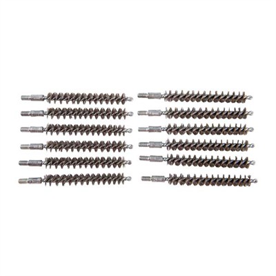 Brownells Standard Line Stainless Steel Bore Brushes - 1 Dozen S/S 8mm Rifle Bore