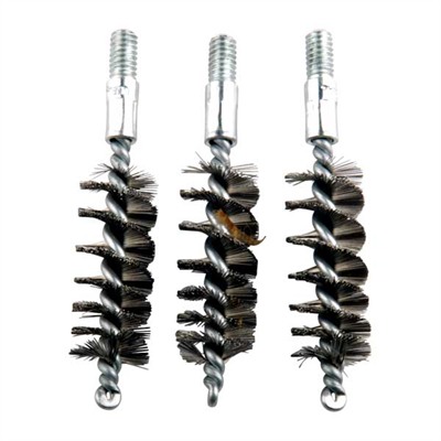 Brownells Standard Line Stainless Steel Bore Brushes - 3, S/S .40 Smith & Wesson/.41/10mm Pistol