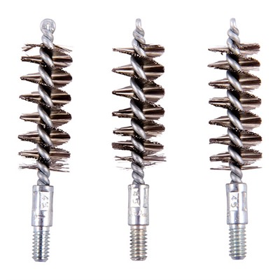 Brownells Standard Line Stainless Steel Bore Brushes 3 S/S .44/.45 Pistol