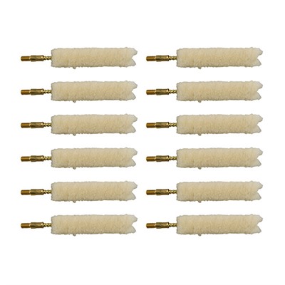 Brownells Wool Bore Mops Fits .40/10mm Per Dozen in USA Specification
