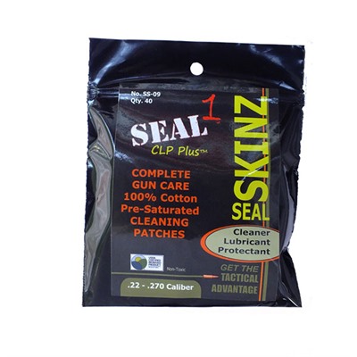 Seal 1 Pre Saturated Cleaning Patches Pre Saturated Patches .22 270 in USA Specification