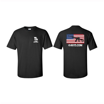 Ar15.Com Missouri Bolt Face Logo T-Shirts - Htf Missouri T-Shirt Black Large