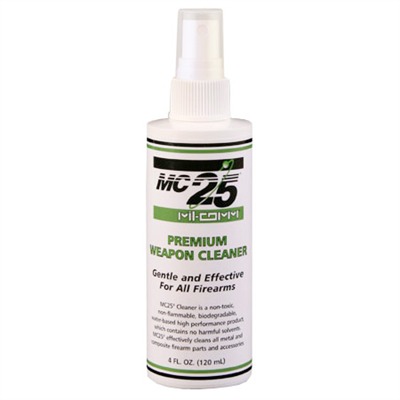Mil-Comm Weapons Grease - Mc25 Cleaner Degreaser 4 Oz. Spray Bottle