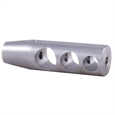 Triangle Shooting Sports Ar-15 Rolling Thunder Compensator 22 Caliber - Rolling Thunder Compensator 22 Caliber 1/2-28 Ss Silver