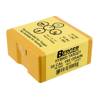 Berger Bullets Hybrid Target 30 Caliber (0.308