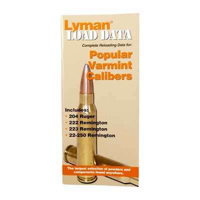 Lyman Load Data-Popular Varmint Calibers